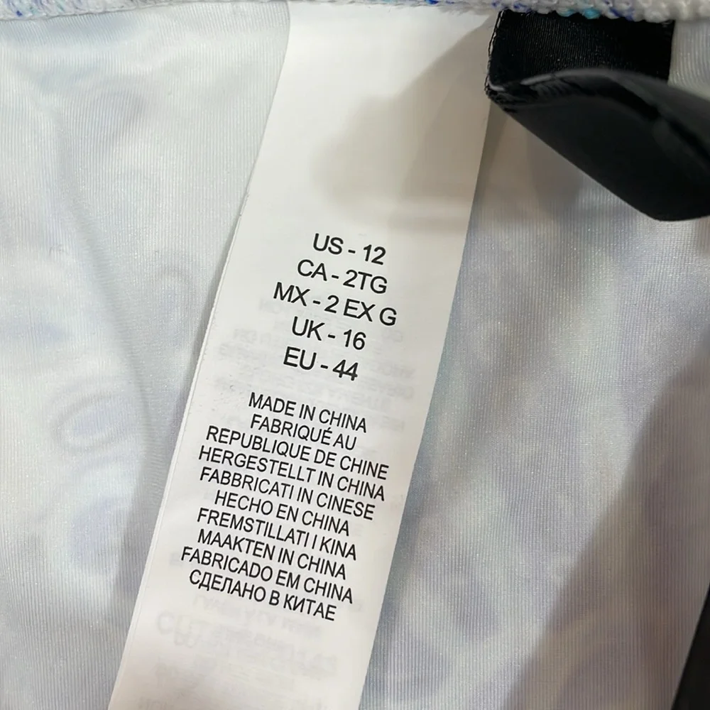 NWT La Blanca Beyond The Pacific Side-Tie Bikini Bottom Size 12